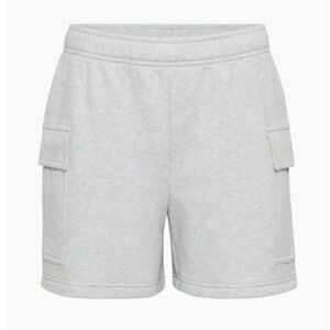COZY FLEECE CARGO SWEATSHORT